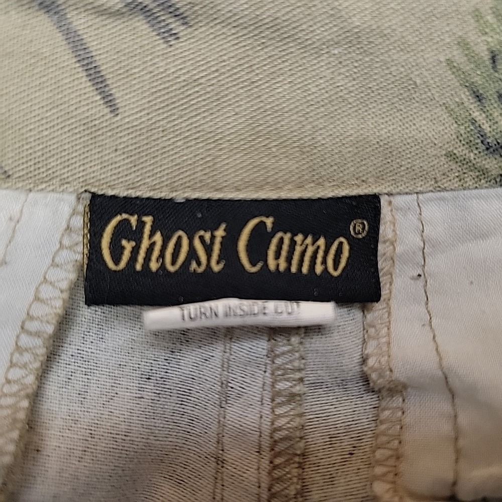 VTG Ghost Camo Pants Mens 34x30 Green Ridge Cargo Ultimate Camoflage Hunting - Picture 9 of 16